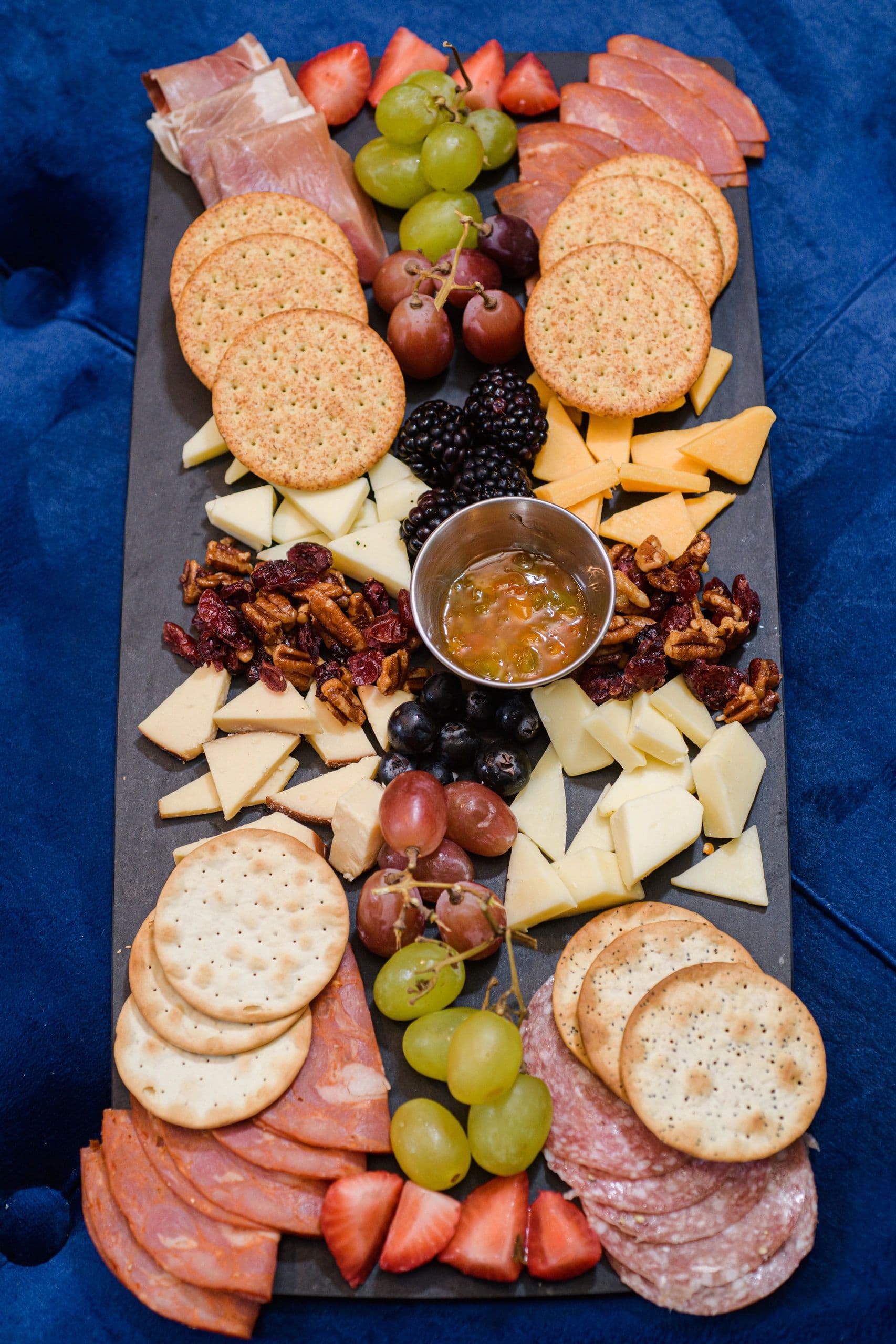Charcuterie board at Palace Rooms
